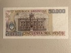 ARGENTINA - 50000 Pesos - Possible uncirc - tiny counting crinkles — photo 2