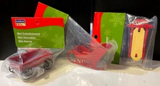 Red Wagon, Sleigh, Sled Lot of 3 Accessory for Byers Choice Kindle Doll Related