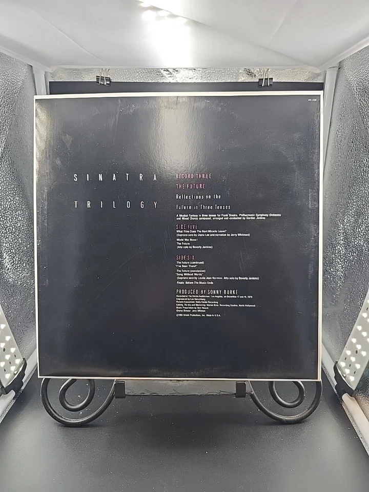 Frank Sinatra Trilogy Past Present Future 1980 OG 3LP VG+/VG+ - Image 4 of 4