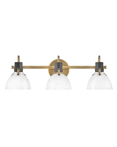 Hinkley Argo 24 1/2" Wide Heritage Brass 3-Light Bath Light - Picture 3 of 10