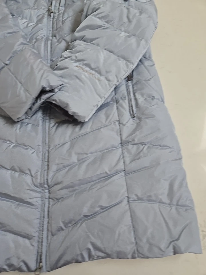 Eddie Bauer Women's Sun Valley Down Duffle Coat Size 2X Light Gray Never Worn - Image 3 of 4