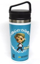 BTS Jimin TinyTAN Bicchiere Tazza Acciaio Inox 400ml Isolato Sottovuoto 2021