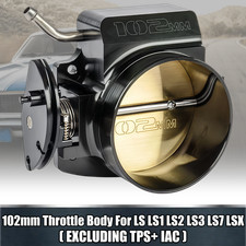 102mm Aluminum 4 Bolt Throttle Body For Gm Gen Iii Ls1 Ls2 Ls6 Ls7 Lsx Black 102mm Aluminum 4 Bolt Throttle Body For Gm Gen Iii Ls1 Ls2 Ls6 Ls7 Lsx Black