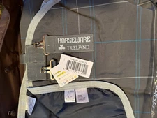 Horseware Rhino Original Turnout Light (0g) - Gray Plaid - 75 (6'3") - NEW