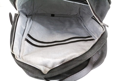 SUITSUPPLY Men Bag One Size Brown Calf Leather Detail Backpack Adjustable Smart - Picture 4 of 9