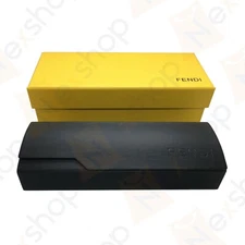 Fendi Eyeglasses Optical Small Microfiber Hard Case w/ Cleaning Cloth & Giftbox