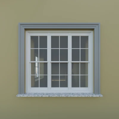 PARETO-DECOR 20 Meter Fassadenleiste L-5 in Grau – Hochwertiges, dekoratives XPS-Außenstück