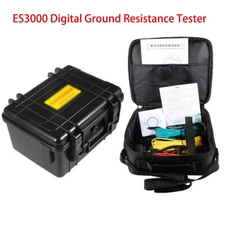 ES3000 Digital Earth Ground Resistance Tester Resistance Measurement