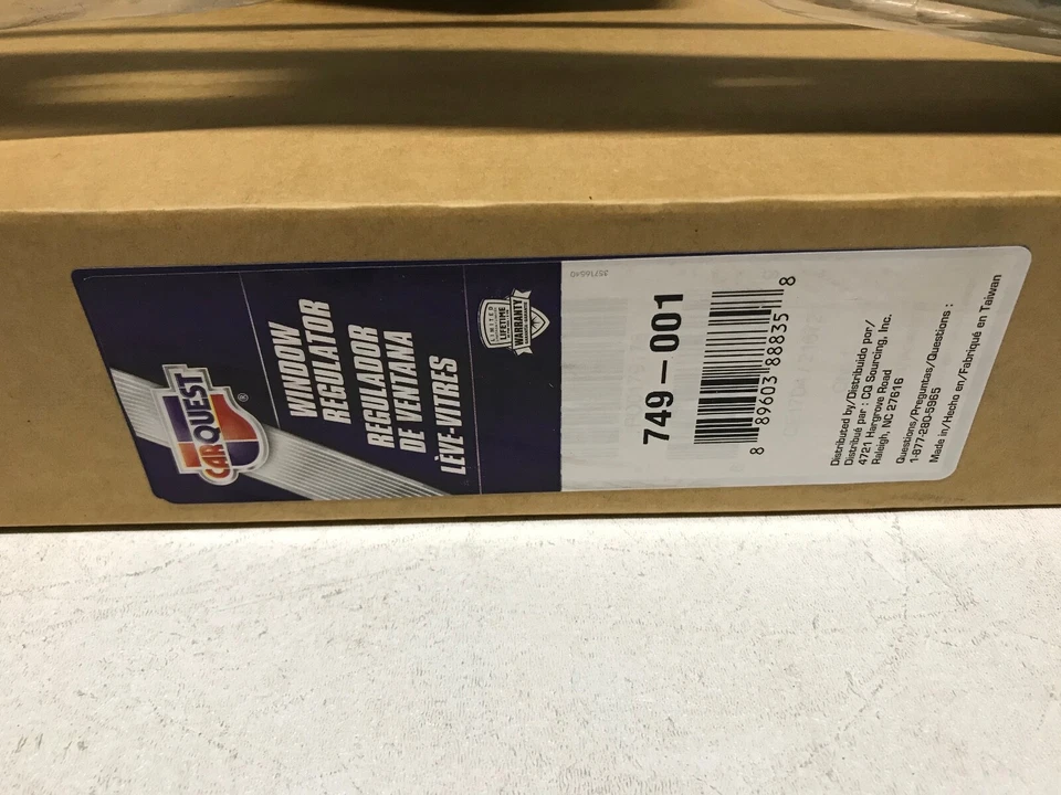 Regulador Ventana Trasero Izquierdo CARQUEST 749-001 BMW 525i, 528i, 530i, 540i, M5 Foto 3 de 3