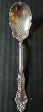  William A Rogers Al "R" ANTIQUE  SILVERPLATE SUGAR SPOON