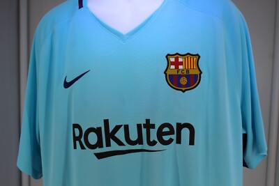 Club Barcelona FC Authentic Nike Jersey XLarge 2017-2018 T | eBay