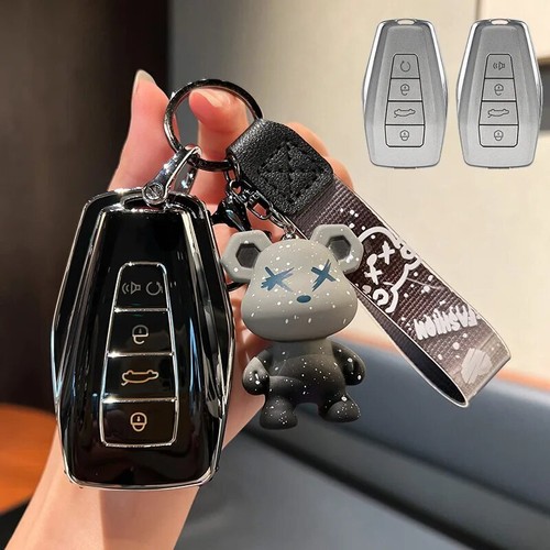 TPU Car Key Case Cover Fob Shell for Geely Emgrand X7 EX7 Coolray 2019-2020 - Picture 8 of 10