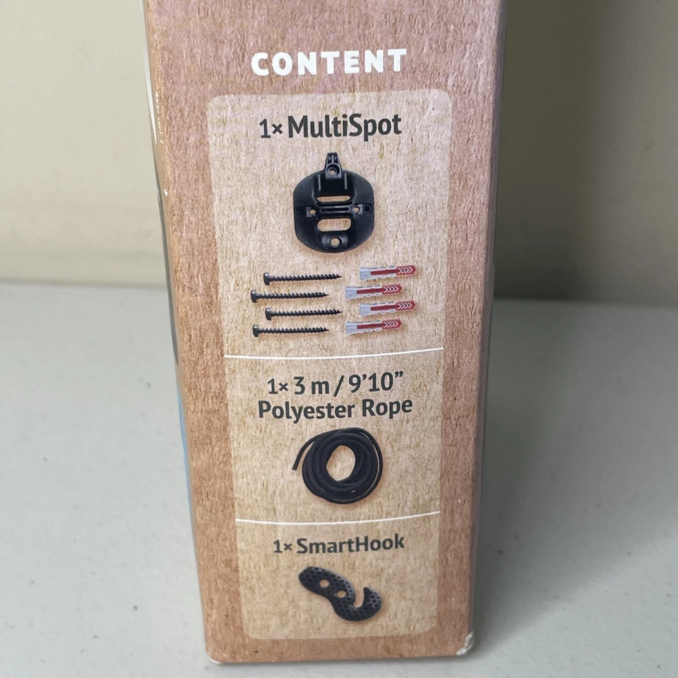 Sistema de montaje de hamaca de suspensión multiusos cuerda universal negra LA SIESTA Foto 2 de 4