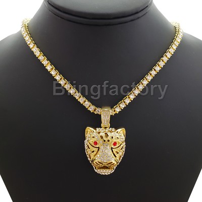 Hip Hop Tiger Head Pendant 18