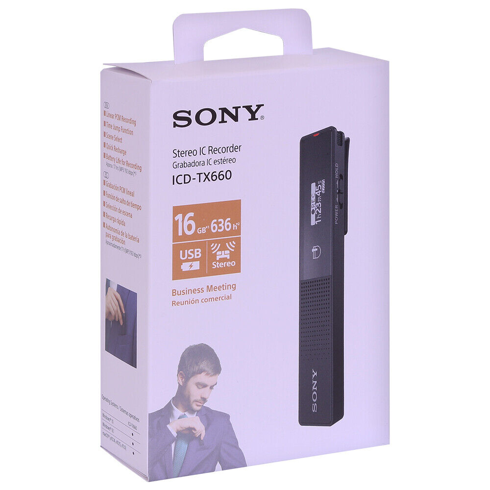 Sony ICD-TX660 16GB Digital Voice Recorder