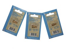 je 3 x (!!) Brennspitze Brennstempel Brandmalerei  Brandmalen Kreis Blume OVP R