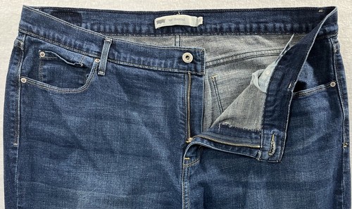 Levis Strauss 515 Bootcut Jeans High Rise Blue Medium Wash Denim Women's Size 18 - Picture 5 of 22