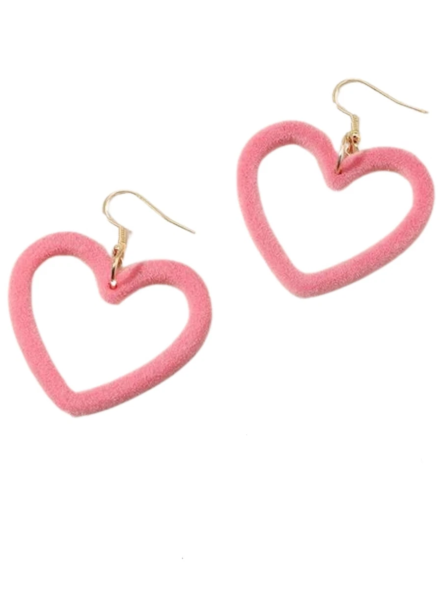 Jennifer Check Pink Heart Earrings Jennifer's Body Movie Costume Statement  Love | eBay