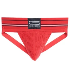 Golberg Wideband Jockstrap - Size Medium - Red