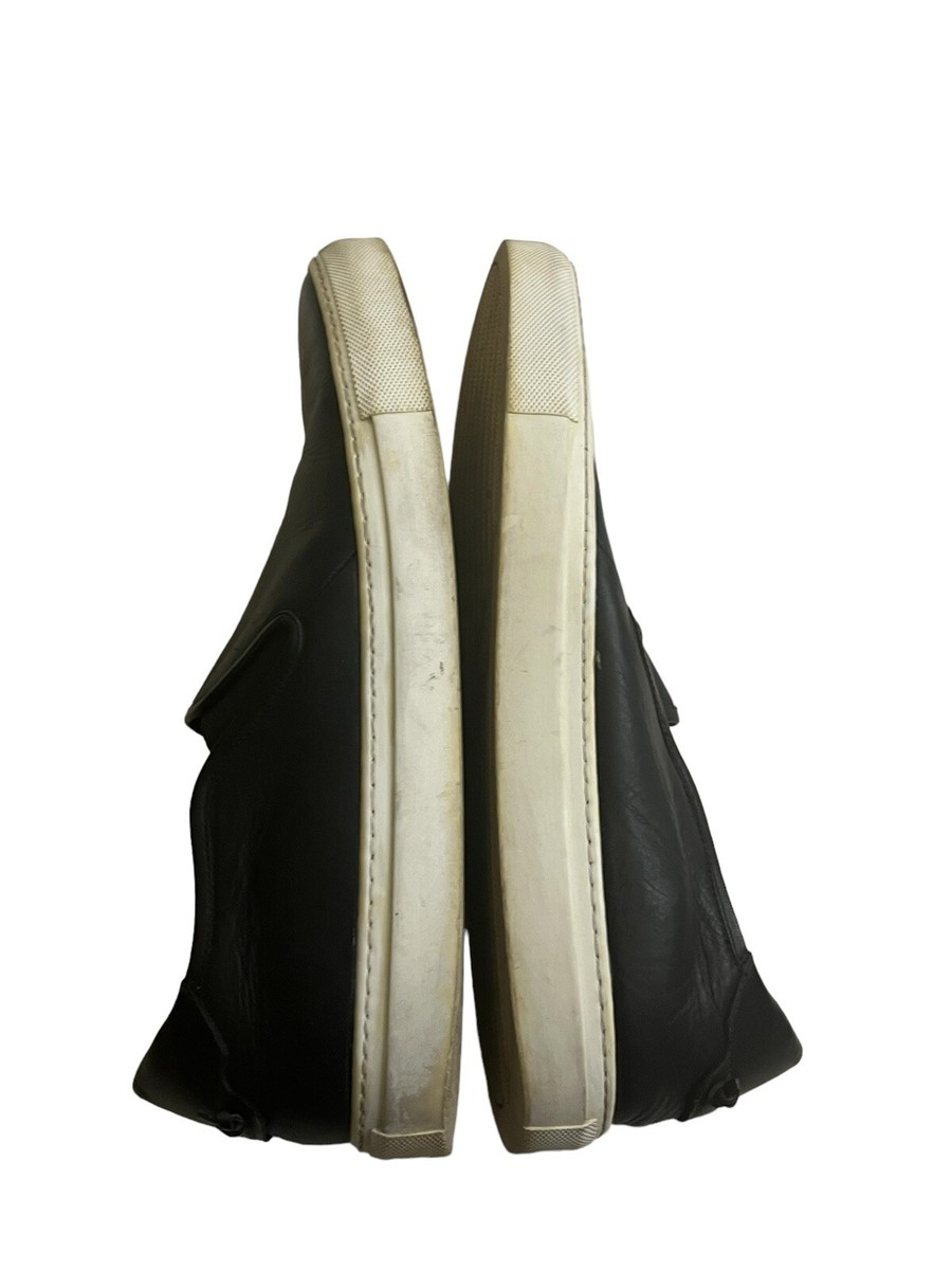 Givenchy Print Slip on Black Leather Sneakers Men display picture 2