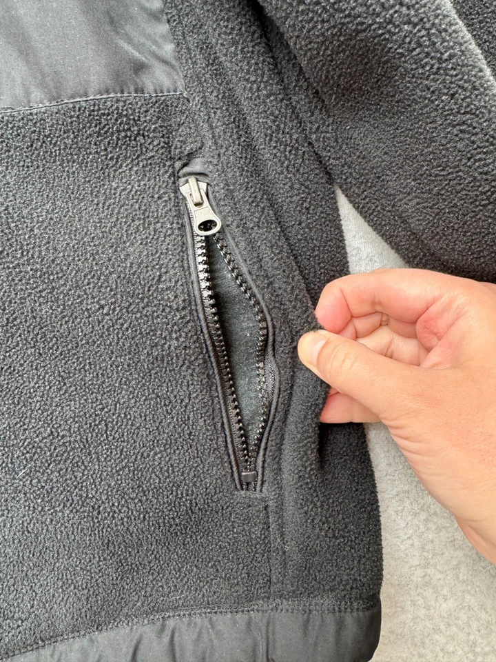 Chaqueta Polo Ralph Lauren Para Hombre XL Negra Polar Cremallera Completa Polartec Softshell Foto 4 de 4