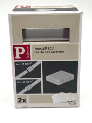 Paulmann YourLED ECO Clip to Clip Connector 704.89 2er Neu