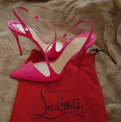 hot pink kitten heels