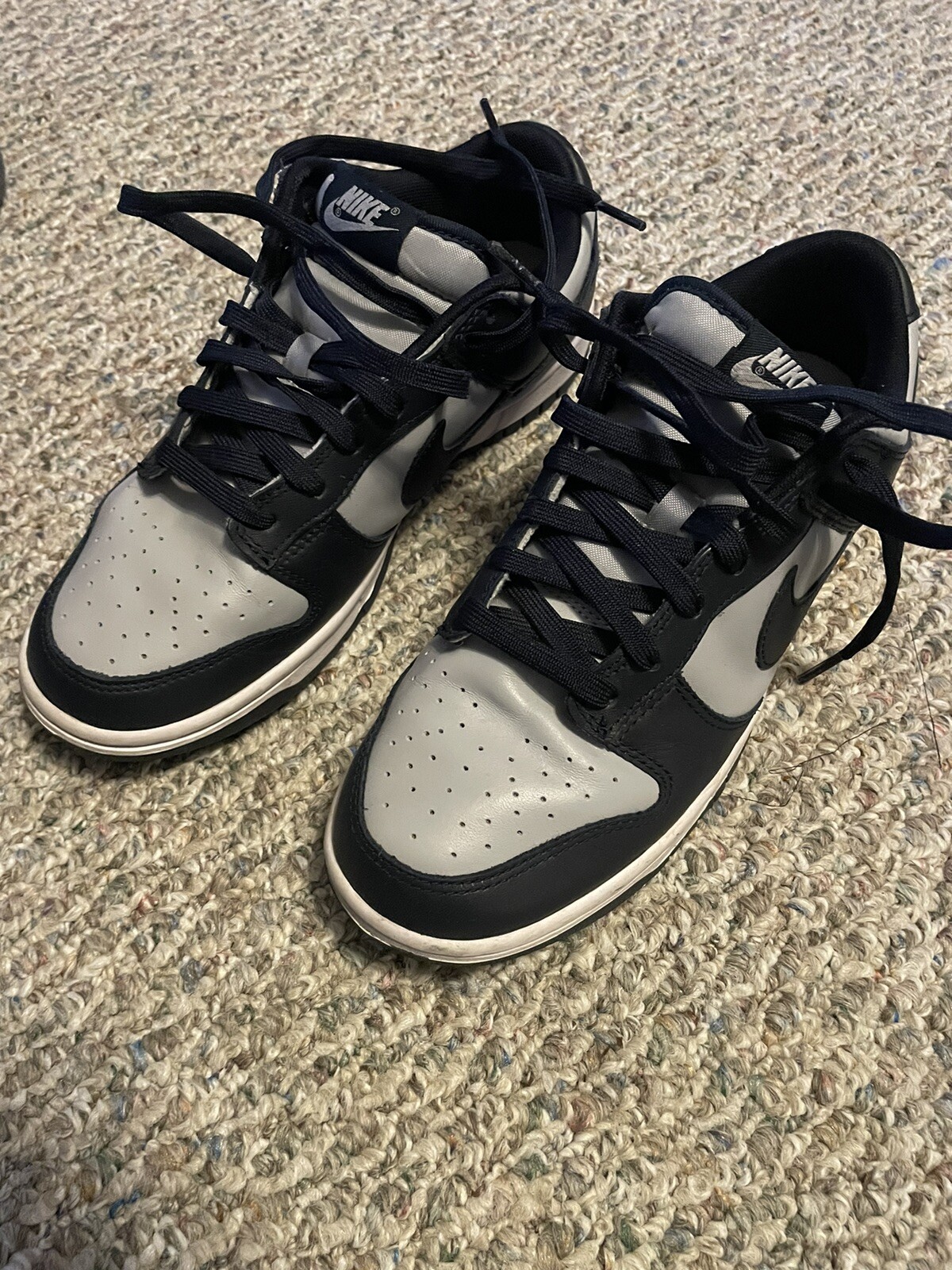 Nike dunk low Georgetown blue gray size 8.5 | eBay