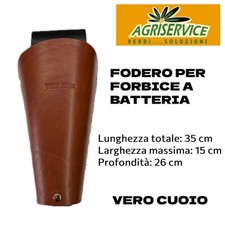 Fodero fondina VERO CUOIO 35x15x26 cm per forbice a batteria Lisam TL 37 e TL 42