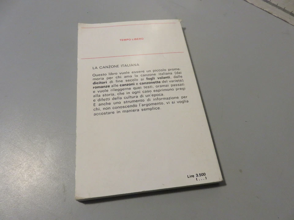 La Canción Italiana. Del Melodrama Al Varieté - Tiempo Libre 1983 - Imagen 3 de 4