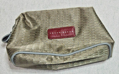 Make Up Purse Beige 8'' Long By Connoisseur Class