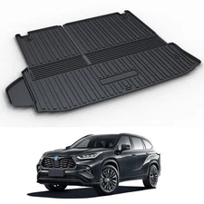 Fit for Toyota Highlander 2020-2025 TPO Cargo Liner Trunk Cargo Mat Dustproof