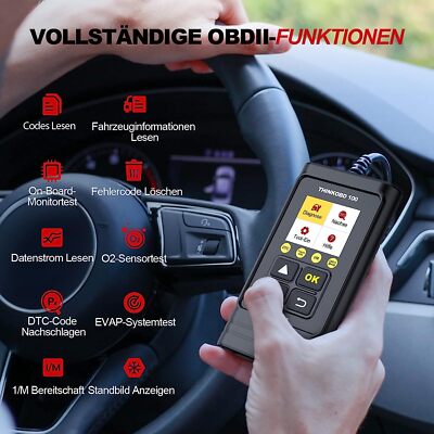  THINKOBD 100 Diagnosegerät AutoVIN Universal USB EOBD OBDII Funktionen 2026 DE