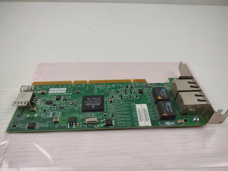 Adaptador IBM 73P4219 NetXtreme1000T 2 puertos PCI-x 73P4209 6Y500 Broadcom Ethernet Foto 4 de 4