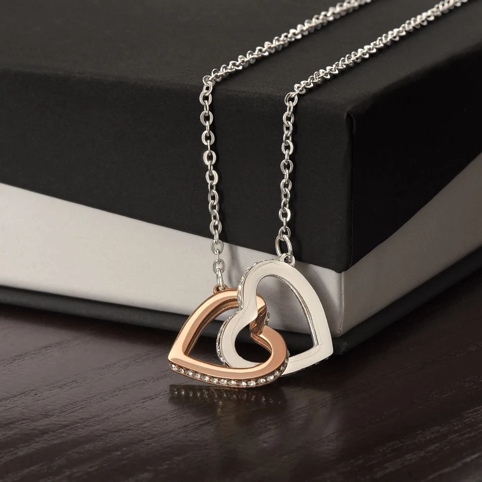 Collana Donna Moglie Compleanno Regalo per lei - Cofanetto con DEDICA incluso - Immagine 3 di 4