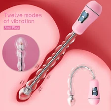 Electric 12 Speed Silicone Therapy Motor Full Body Massage Wand Waterproof Women