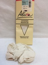 Vintage Alicia Daysheer Pantyhose Size Long Bone color/tone