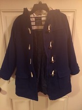 Dark Navy Blue, Excellent Condition Nautica girls coat size 7 winter hood snow