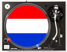NETHERLANDS FLAG - DJ SLIPMAT 1200's or any turntable, record player