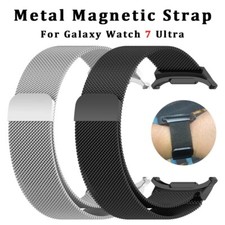 Magnetic Milanese Metal Strap No Gaps Band For Samsung Galaxy Watch 7 Ultra 47MM