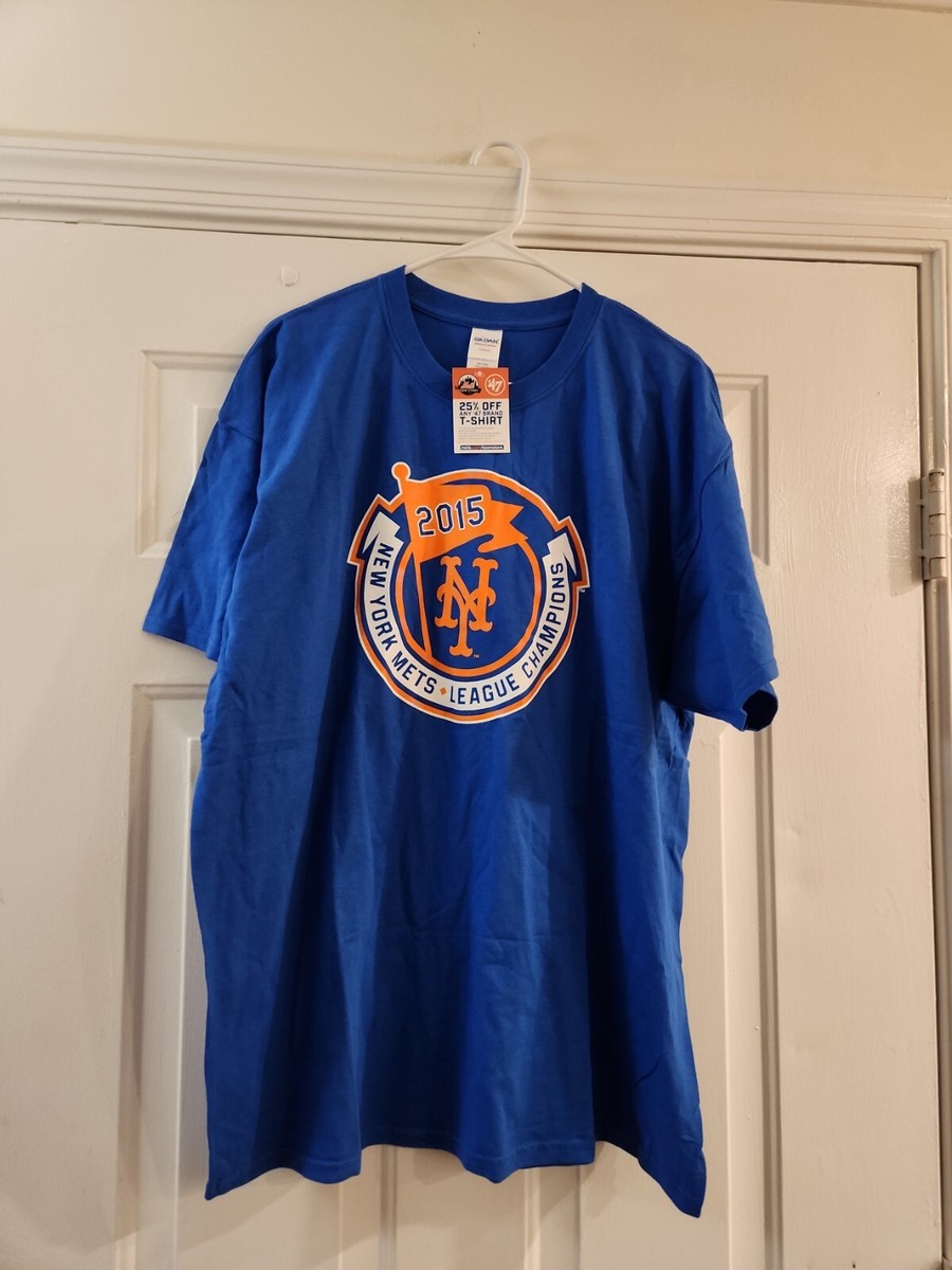 Rare New York Mets 2015 National League Baseball Pennant Champions XL  T-Shirt