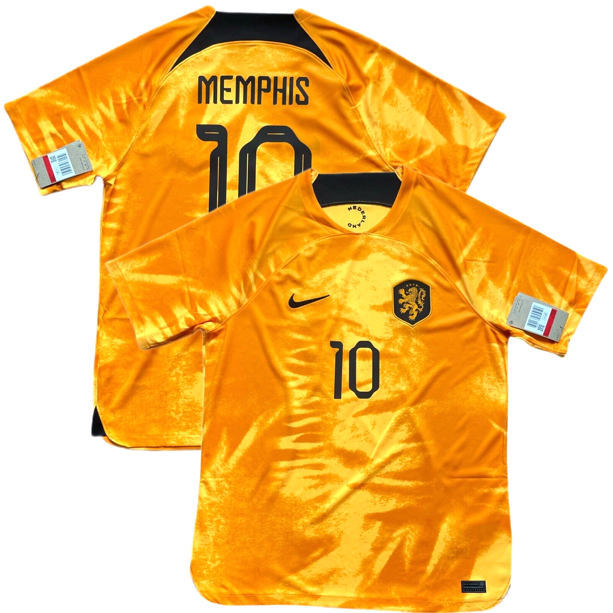 2022/23 Netherlands Home Jersey #10 Memphis Depay Large Holland