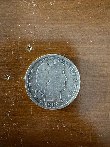 1892 Barber Quarter