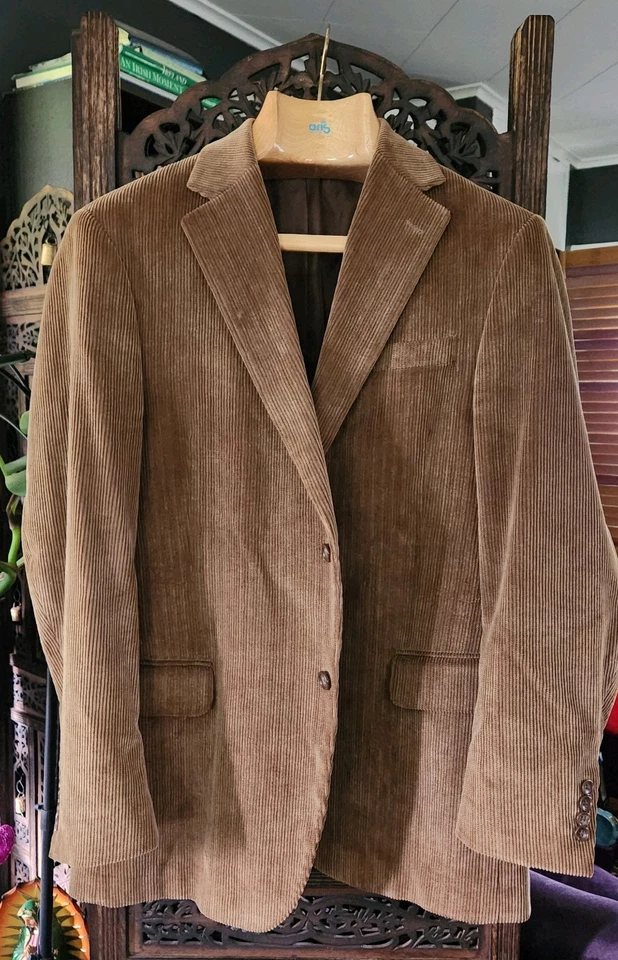 Dockers коричневый Corderoy Blazer SZ 42 R колледжа повседневный куртка спортивное пальто сарая - Изображение 2 из 4