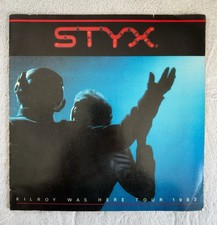 Vintage 1983 Styx Kilroy Was Here World Tour Souvenir Concert Program