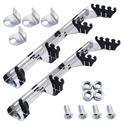 Chrome Spark Plug Wire Separators Linear Loom SBC 