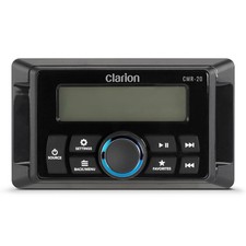 Clarion CMR-20 Wired Marine Remote with 2.4" LCD Display, IP67, Compatible wi...