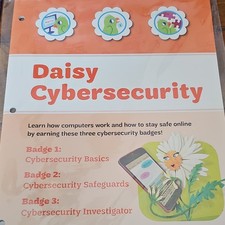 Girl Scouts Daisy Cybersecurity Badge Guide Booklet
