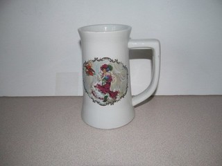 1970s Bud Girl Stein (Red Dress)
