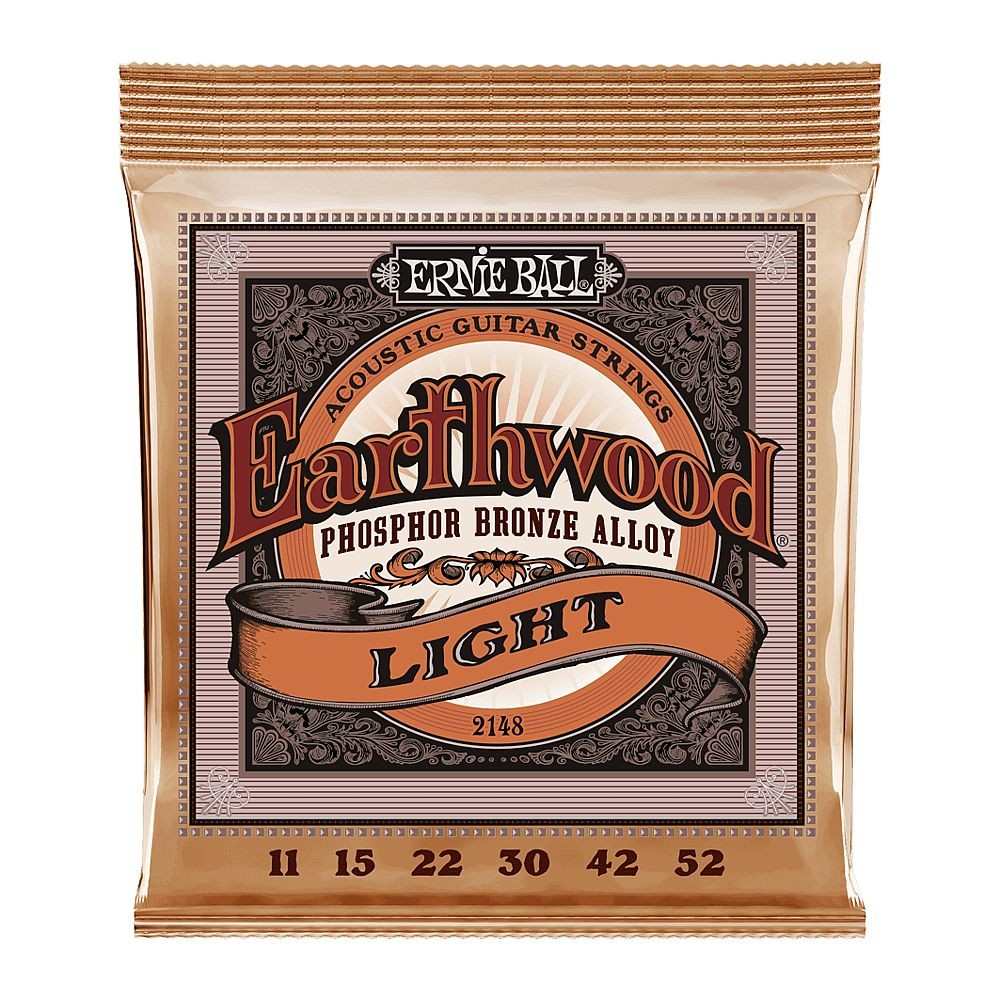 Ernie Ball Earthwood Phosphor Bronze Acoustic Guitar Strings (.011 - .052)